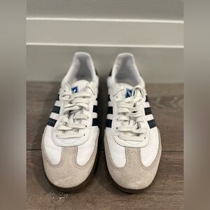 Adidas White and Black Sneakers Classic Design can fit US 6